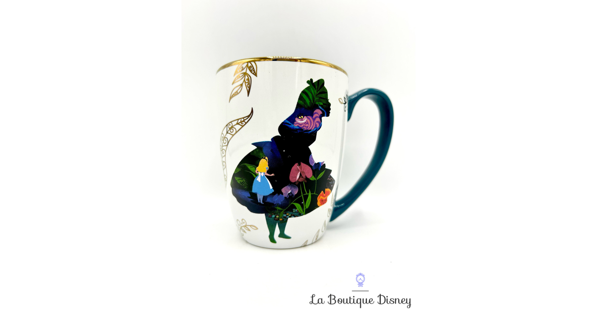 Tasse Alice au Pays des Merveilles ombre fleurs Disneyland Paris 2020